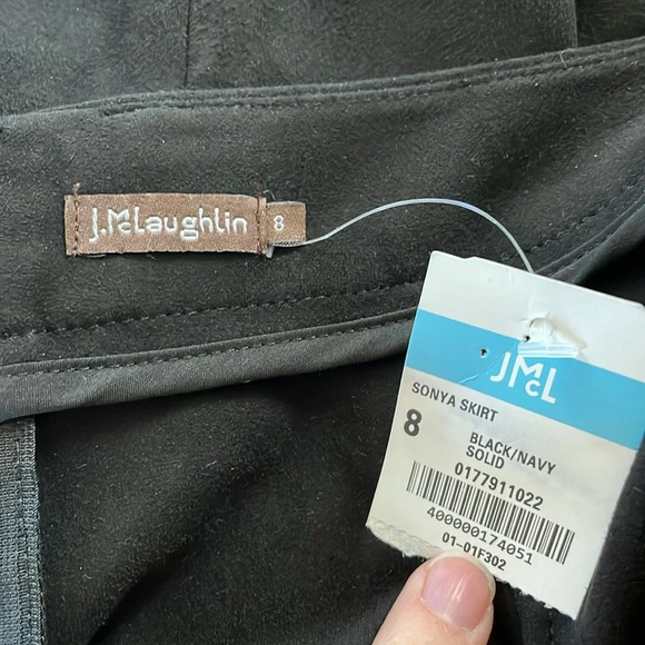 NWT J.Mclaughlin Sonya Black Skirt Size 8 Soft Classic - Picture 4 of 5